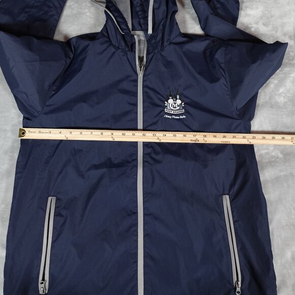 Disney Cast Member Exclusive Jacket Mens M Long Fit Windbreaker Hooded - Picture 9 of 11